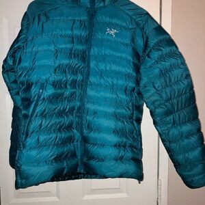 Arc'teryx Teal Puffer Jacket